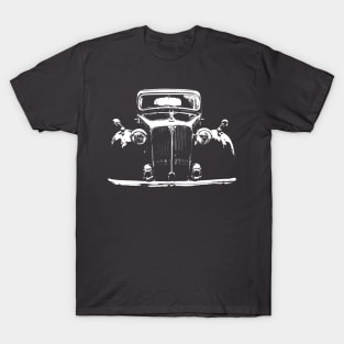 Rover P3 1940s classic car monoblock white T-Shirt